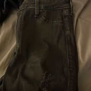 black pants they faded